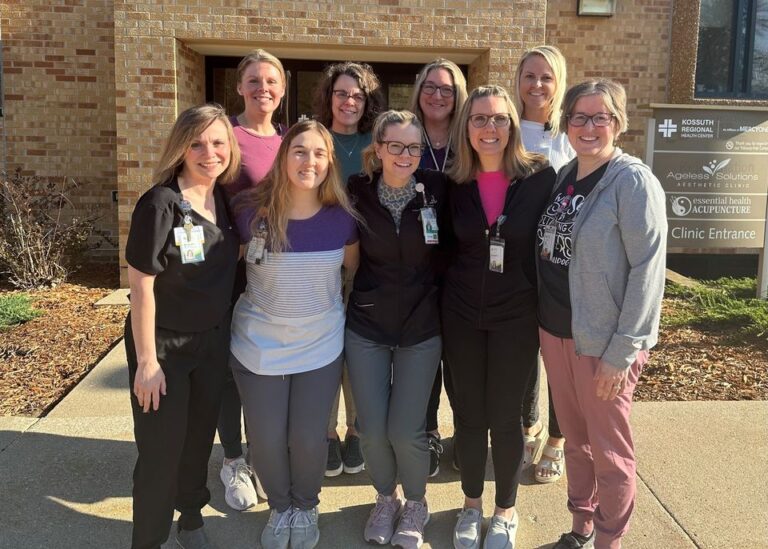 Staff at Kossuth Regional Health Center in Algona, IA