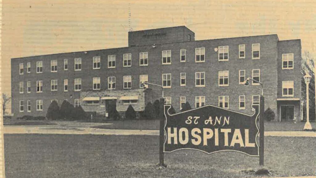 historical photo of St Ann Hospital for Kossuth Regional Health Center in Algona, IA