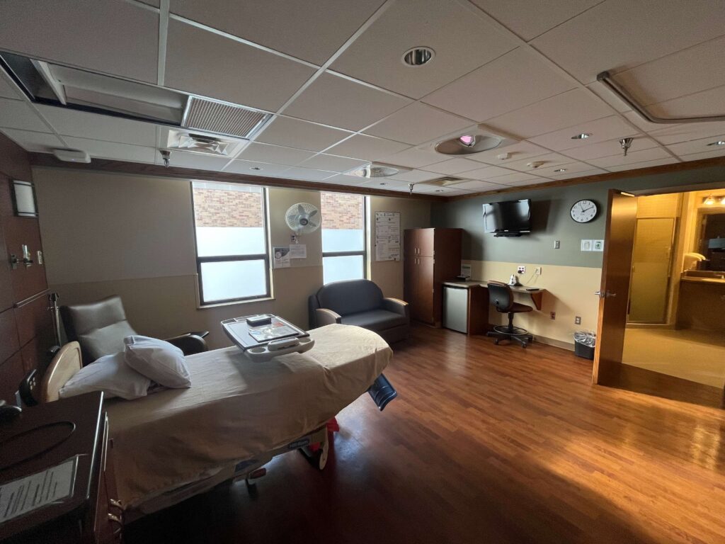 a room at Kossuth Regional Health Center in Algona, IA