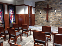 the chapel at Kossuth Regional Health Center in Algona, IA